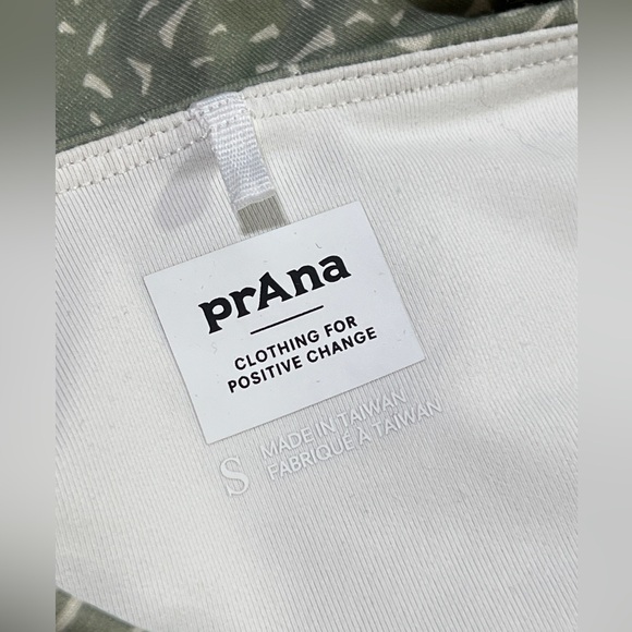 Prana Jewel Lake Summer Dress - S - Juniper Green Sharkstooth Midi High Neck - Picture 12 of 16